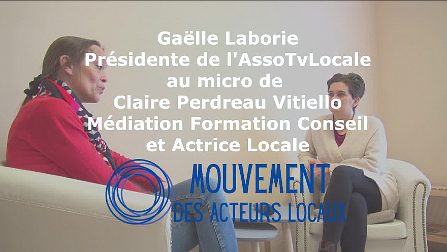 Mouvement des Acteurs Locaux - Gaëlle Laborie au micro de Claire Perdreau Vittelio